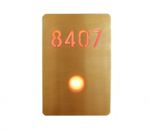 Illuminated Signage Brass