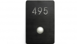 Led Doorbell Button Panel Black