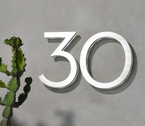Modern Neutra House Numbers Led Backlit