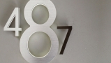 Modern 10″ / 25CM House Address Numbers