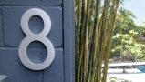 Modern 10″ / 25CM House Address Numbers