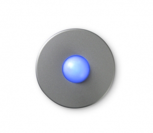 Satin Round Doorbell Button