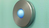 Illuminated Round Doorbell Button Brushed