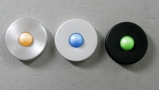 Illuminated Round Black Doorbell Button