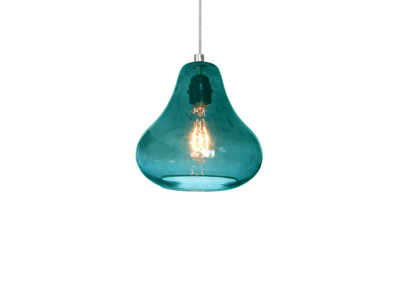 Pear Pendant Aqua