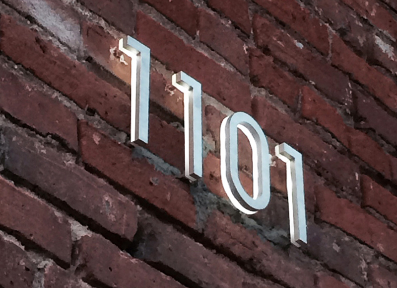 Modern 8″ / 20CM Backlit LED House Numbers