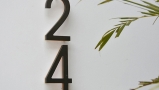 Modern 10″ / 25CM Bronze Backlit Numbers