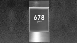 Lighted Clear Room Number Sign