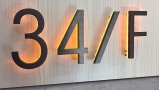 Modern 8″ / 20CM Bronze Lighted Numbers & Letters
