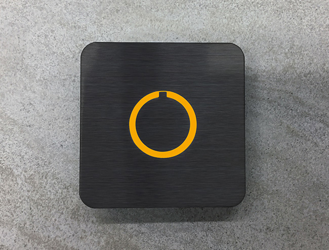 Square Modern Touch Doorbell Button