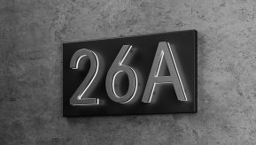 5″ / 12CM Panel Backplate for Numbers