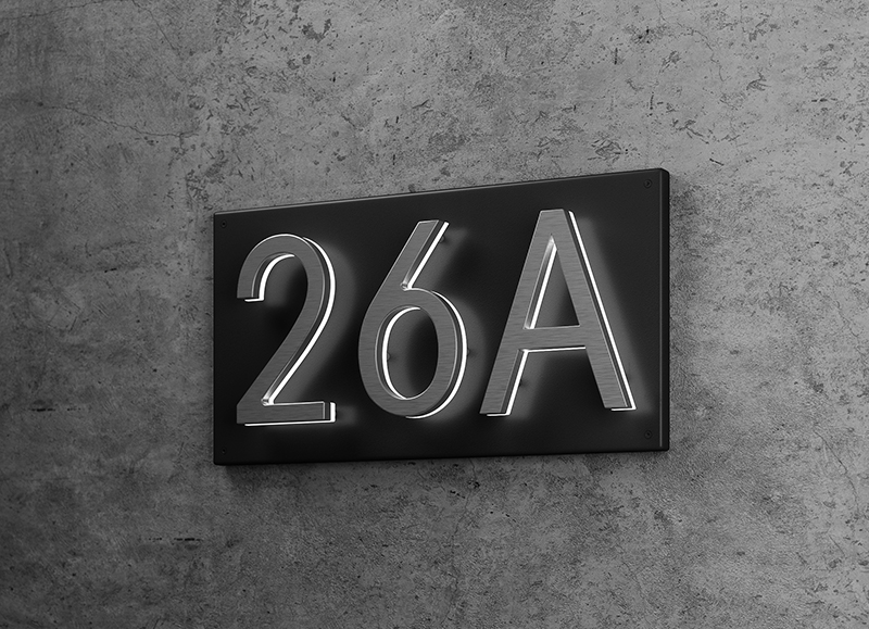 5″ / 12CM Panel Backplate for Numbers