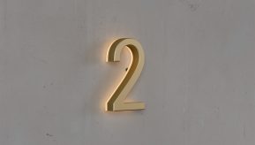 Modern Numbers 3″/ 7.5CM Lighted
