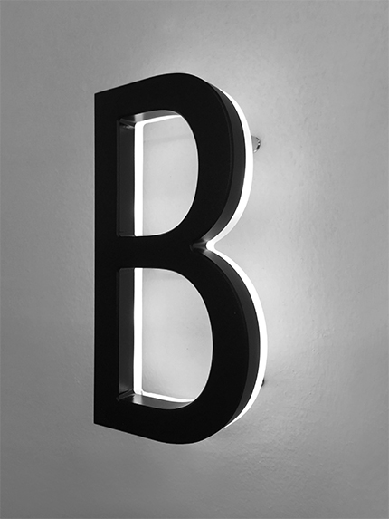 Modern Lighted Address Letters 8″ / 20CM