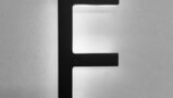 Modern Lighted Address Letters 8″ / 20CM