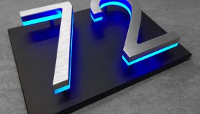 5″ / 12CM Panel Backplate for Numbers