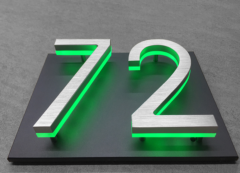 5″ / 12CM Panel Backplate for Numbers