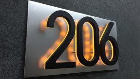 5″ / 12CM Panel Backplate for Numbers