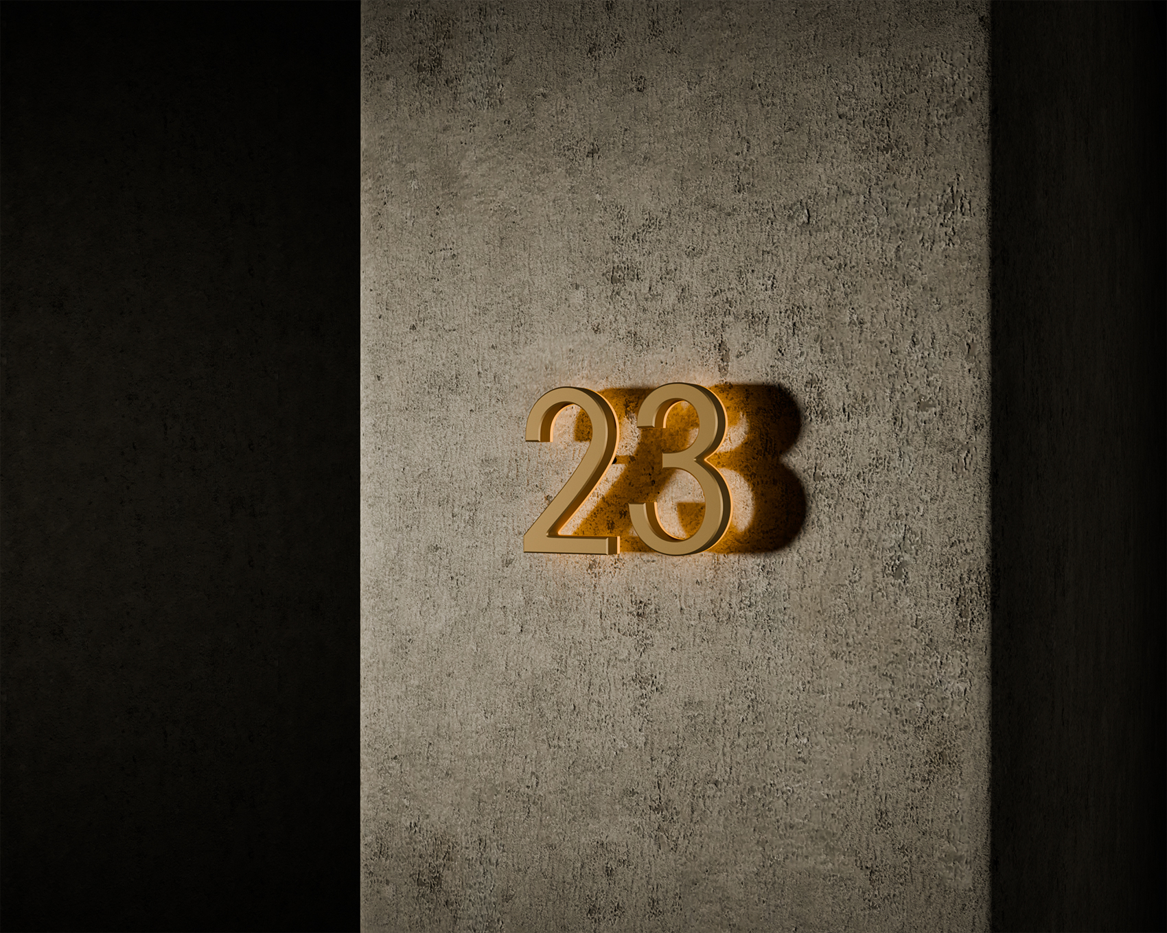 3″/ 7.5CM Backlit Outdoor LED House Numbers
