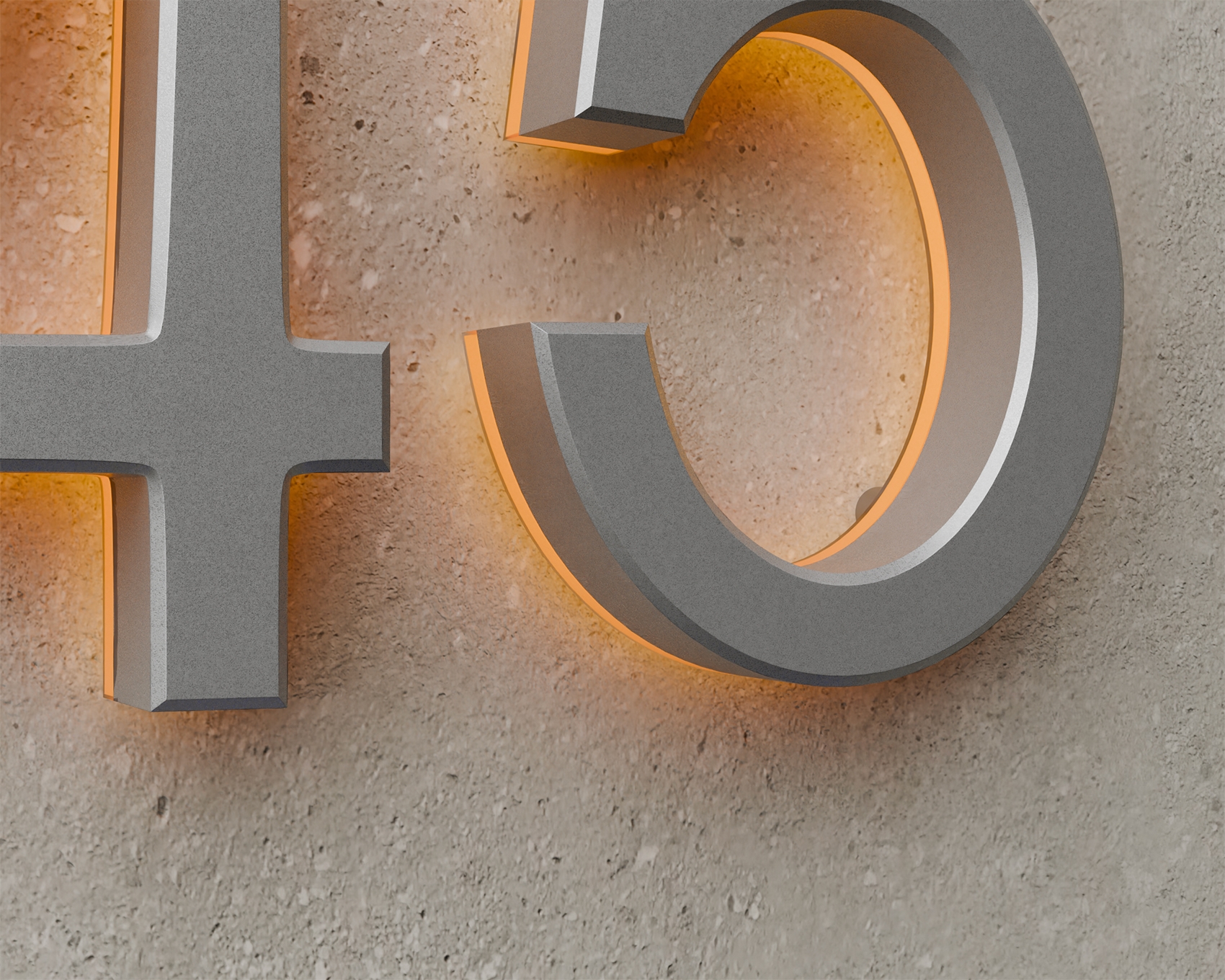 3″/ 7.5CM Backlit Outdoor LED House Numbers