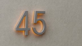 3″/ 7.5CM Backlit Outdoor LED House Numbers