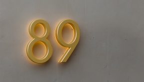 3″/ 7.5CM Backlit Outdoor LED House Numbers