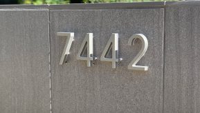 3″/ 7.5CM Backlit Outdoor LED House Numbers