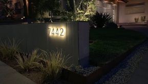 3″/ 7.5CM Backlit Outdoor LED House Numbers