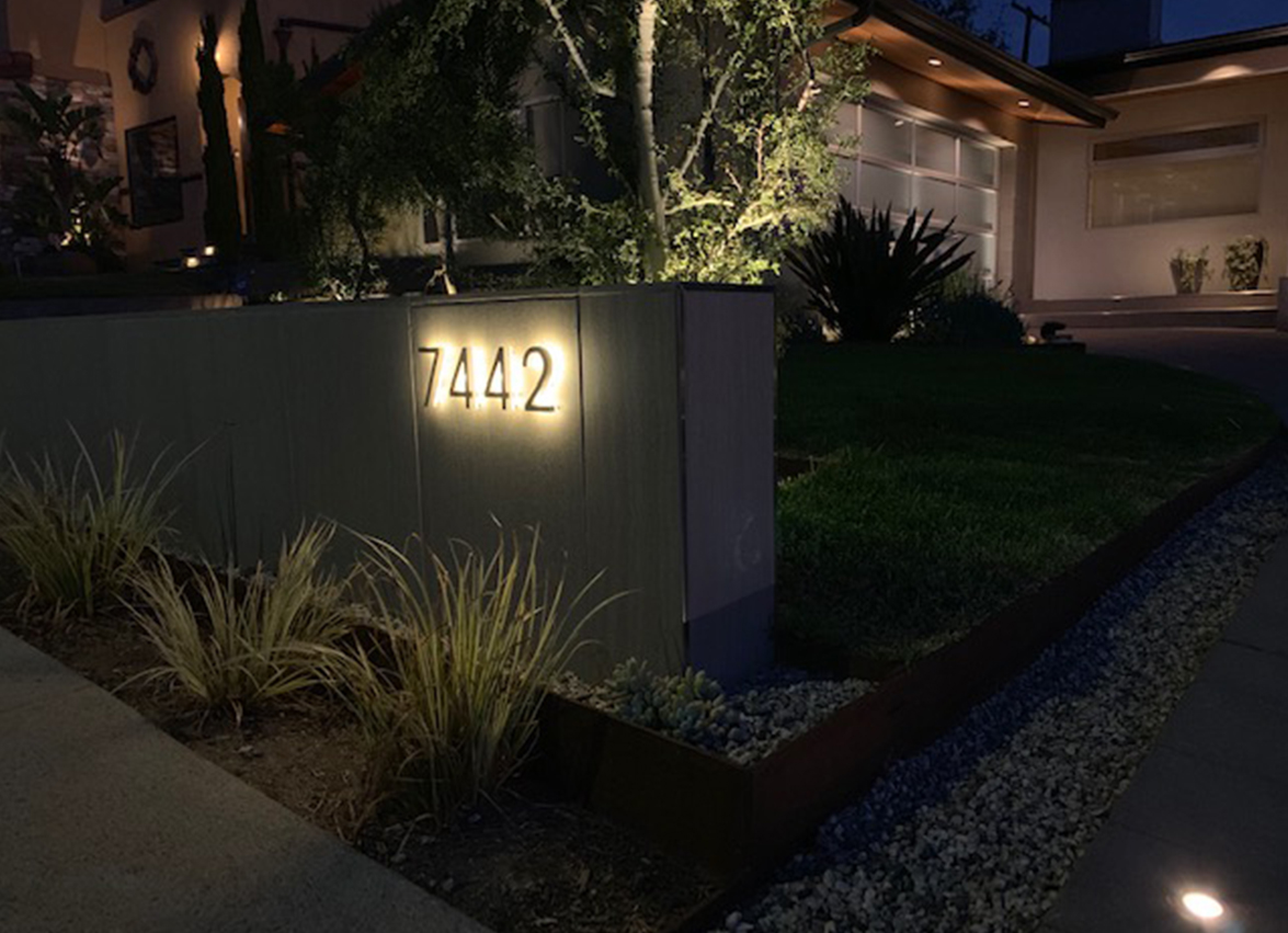 3″/ 7.5CM Backlit Outdoor LED House Numbers