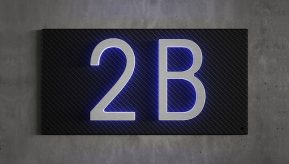 Carbon Fiber Backplate for 8″ / 20CM Numbers
