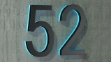 Modern 24″ / 60CM Lighted House Numbers