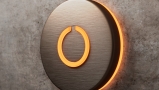 Round Touch Doorbell Bronze