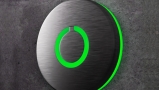 Black Touch Doorbell Round Button