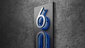 5″ / 12CM Vertical Panel Backplate for Numbers