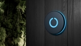 Black Touch Doorbell Round Button