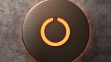 Round Touch Doorbell Bronze