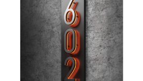 5″ / 12CM Vertical Panel Backplate for Numbers