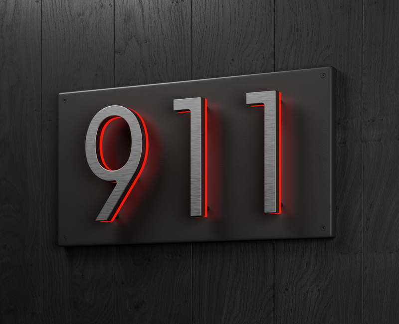Panel Backplate for 8″ / 20CM Numbers