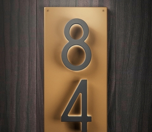 Vertical Backplate for 8″ / 20CM Numbers