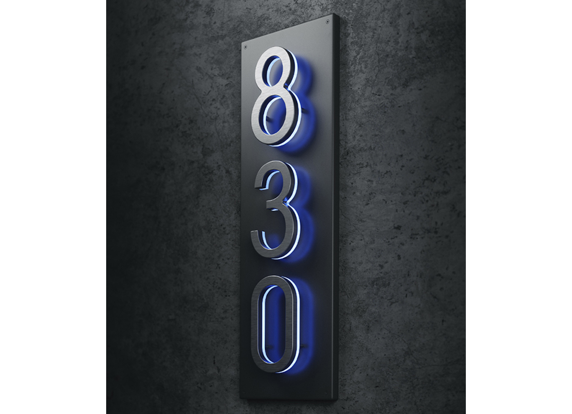 Vertical Backplate for 8″ / 20CM Numbers