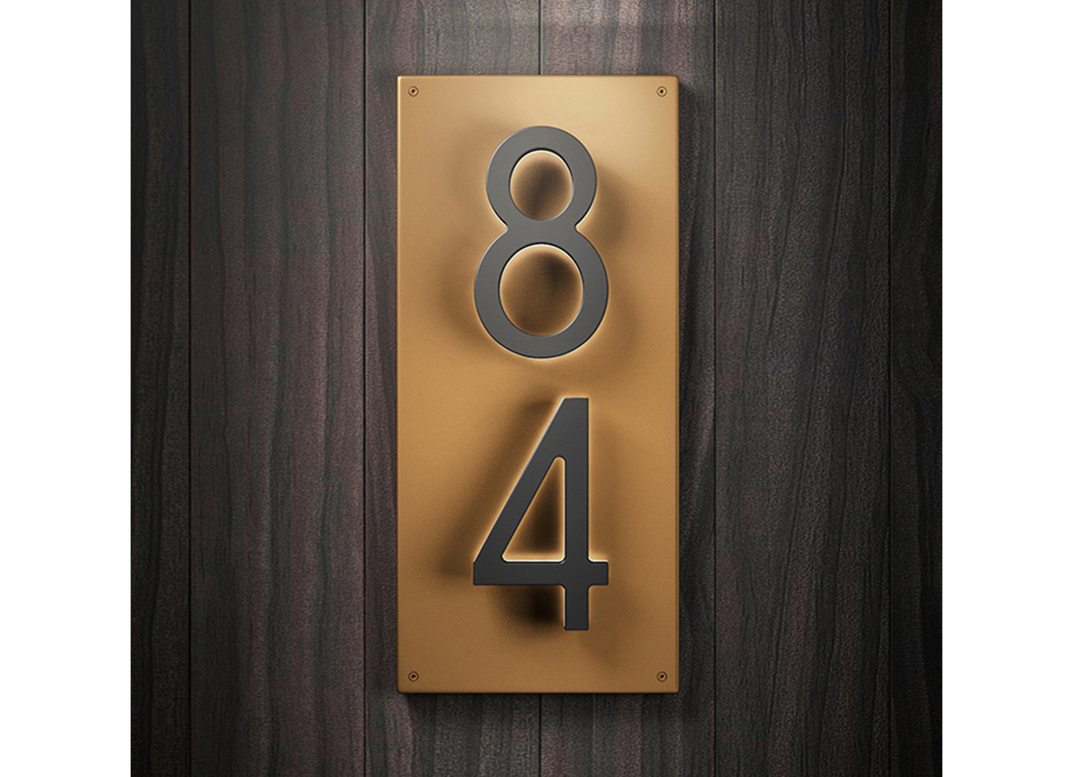 Vertical Backplate for 8″ / 20CM Numbers