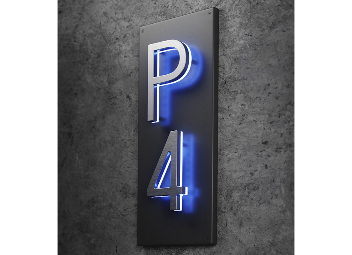 Vertical Backplate for 8″ / 20CM Numbers