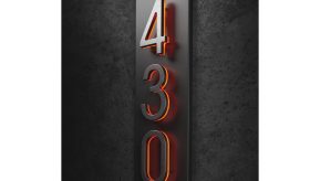 Vertical Backplate for 8″ / 20CM Numbers