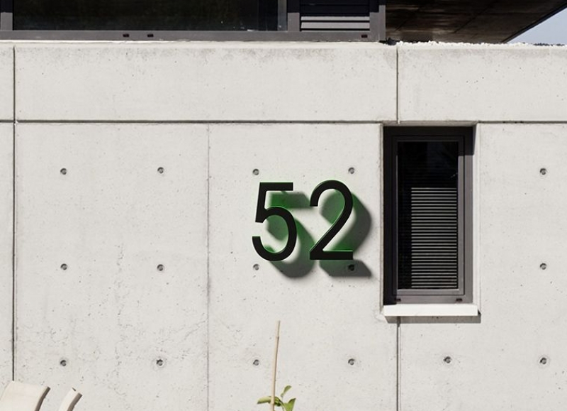 Black 16″ / 40CM Backlit House Numbers