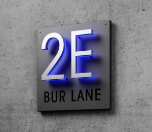 5″/ 12CM Panel Plaque Sign For Address Sign