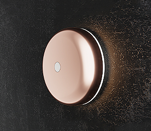 Cooper Chime Polished Doorbell + LED Light
